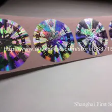 Заказная наклейка-этикетка в виде голограммы печать, бесплатный дизайн