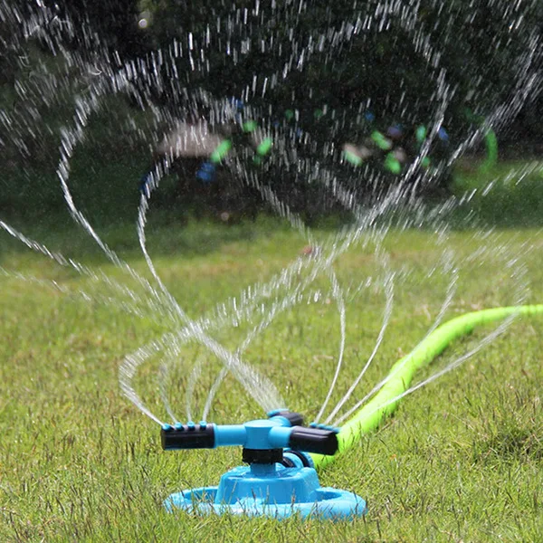 360 градусов Автоматическое вращение насадка для полива детская полива Пластиковый штатив газонный спринклер Дерево системы полива сада