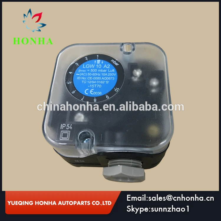 Pressure Switch DUNGS LGW 10 A2 Air Pressure Switch For Gas and Air