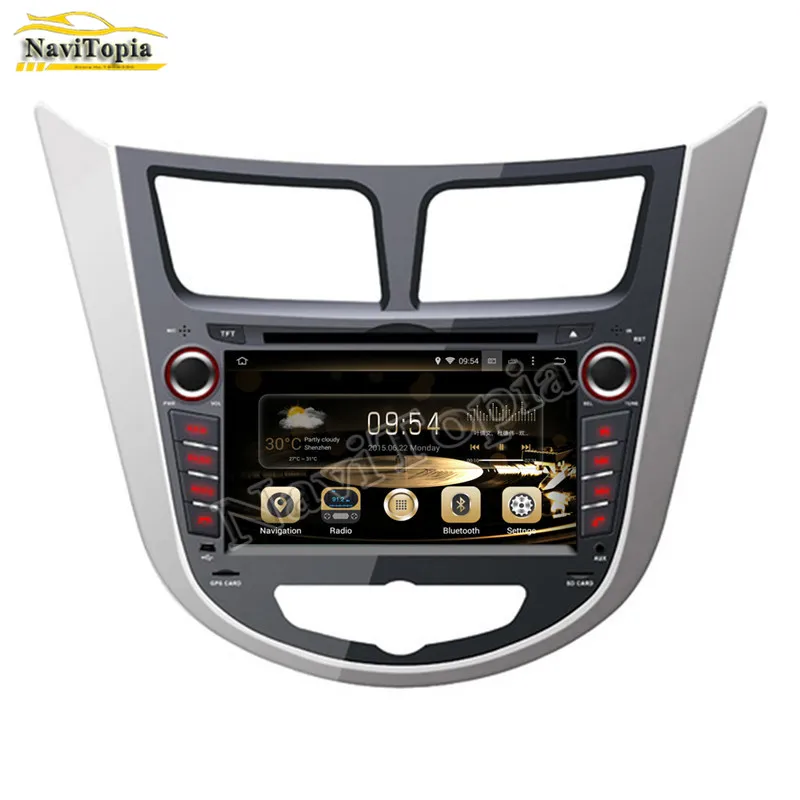 

NAVITOPIA 4G RAM 32G ROM Octa Core Android 9.0 Car DVD Multimedia Player GPS Navigation for Hyundai for Dodge Attitude 2011-