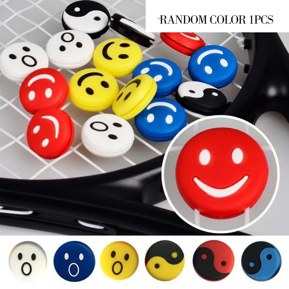1PCS Natural Rubber Tennis Racket Damper Shock Absorber to Reduce Tenis
