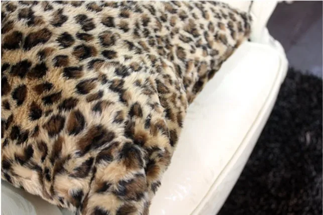 Леопардовая расцветка, плюшевая наволочка для подушки, украшение дома, диванные подушки, Автомобильная подушка 45 см* 45 см