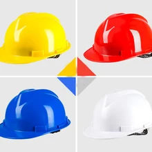 Рабочий защитный шлем Обычные пластмассы(pe+ pp) V Тип защитный колпачок Комплексная площадка для строительства защиты