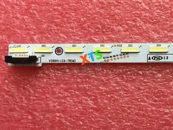 

New 10 pieces/lot 64LEDs 721MM LED backlight strip V580H1-LE6-TREM2 for LED58K280J V580HJ1-LE6