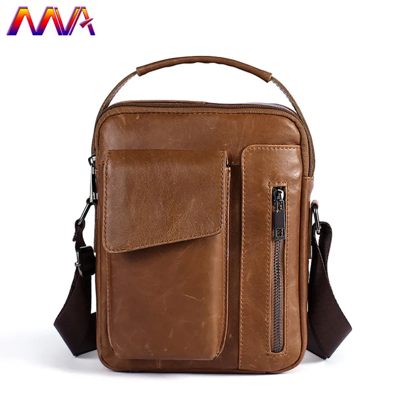 

Mva Men Crossbody Bag Of 100% Genuine Leather Male Shoulder Bag Cowhide Leather Men Messenger Bag Cheap Price Men Crossbody Bag
