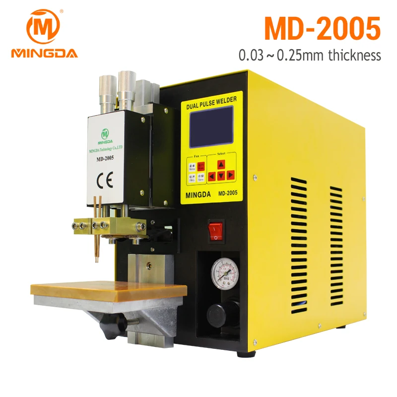 MINGDA Spot Welder Machine 110 220V Good Connection 18650 font b Battery b font Welding Machine