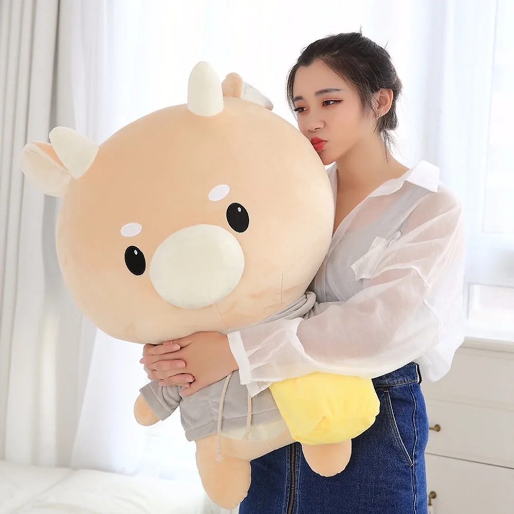 

1pc Giant TV Lovely Whats Wrong With Secretary Kim Hard Caw Pet Doll Plush Korean Drama Cow Stuffed Child Kid Toy Birthday Gift