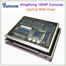 1 шт./лот KingKong бренд 1024 P DMX консоль King Kong 1024 P DMX512 DJ световой контроллер 1024 p смеситель с лампой консоль для сцены