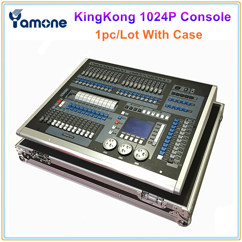 

1pc/Lot Original KingKong Brand 1024P DMX Console King Kong 1024P DMX512 DJ Light Controller 1024p Light Mixer Console For Stage