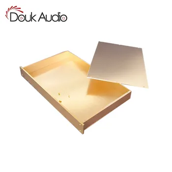 

Nobsound Blank Pre-Amplifier/Headphone Amp/DAC Chassis Gold Aluminum Enclosure DIY Case