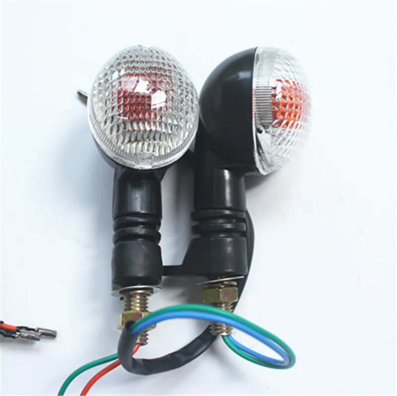 4x Motorcycle Amber Turn Signal Indicators Blinker Light For Jawa 250/350 Turning Light Lamp