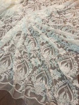 

Embroidered French Lace Fabric For wedding nice looking African tulle Lace Fabric Z-han31610 with High Quality