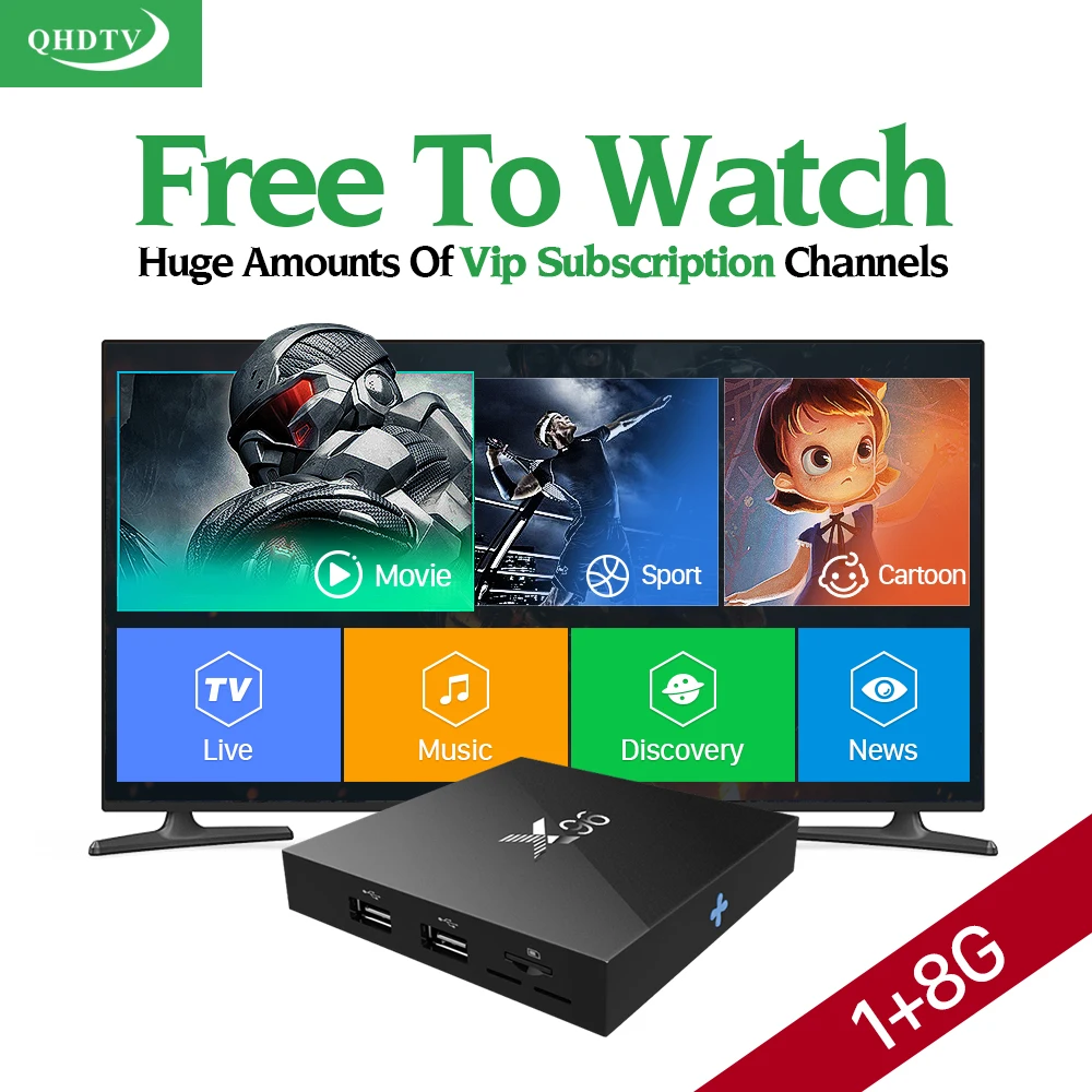 

Android 6.0 TV Box X96 Media Player Iptv Box S905X 1G+8G STB Arabic IPTV Subscription 1 Year QHDTV IPTV Europe Portugal Turkish