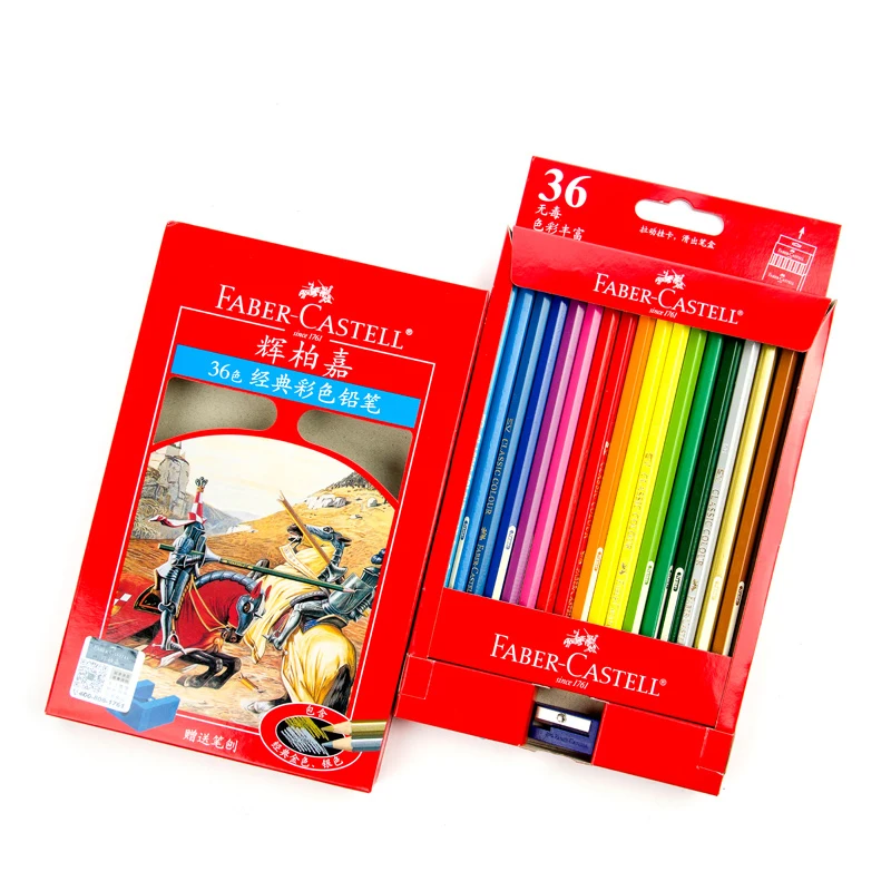 12 24 36 48Pcs/set Faber Castell High Quality Colored Pencils for