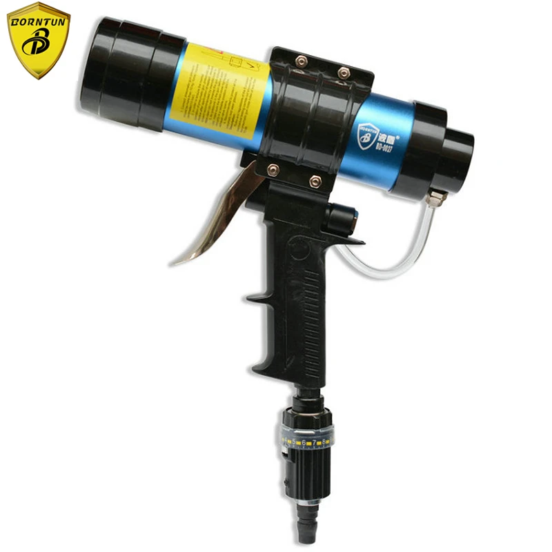 Borntun Pneumatic Air Glass Gel Glue Sealant Gun Caulking Cartridge