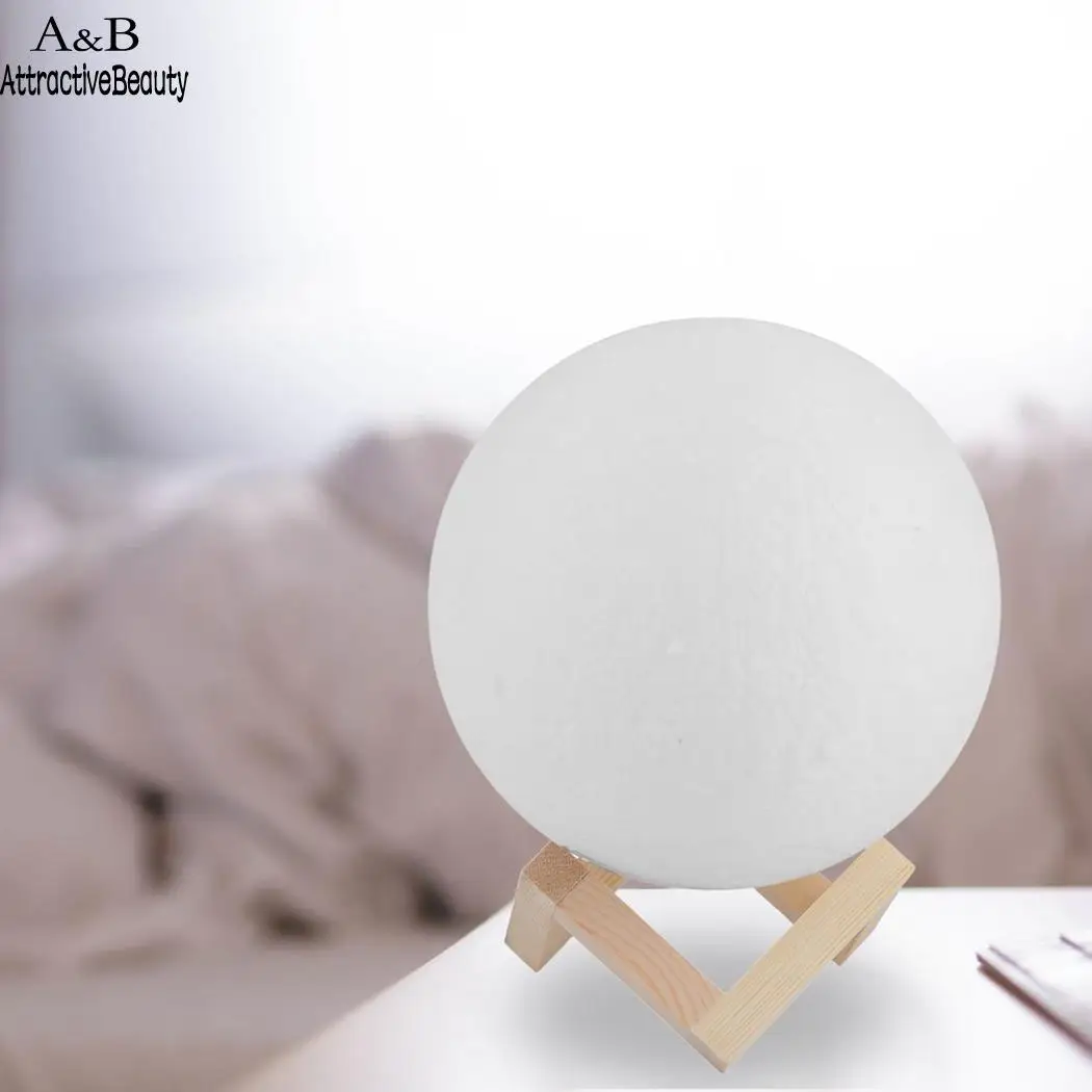 

Portable 3D Moon Lamp Romatic LED Moon Nightlight touch switch 3-8h 3-6h Magical USB Table Moonlight 1,0000h