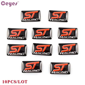 

Auto Car-Styling Small Decorative Badge Steering Wheel Fit For Ford ST Focus Mondeo Accessories Emblem Sticker Car Styling 10PCS