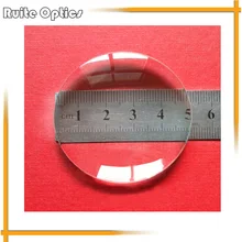 4 шт 50 мм Диаметр фокусного расстояния двойной выпуклый линза объектива из оптического стекла фокус 90 мм