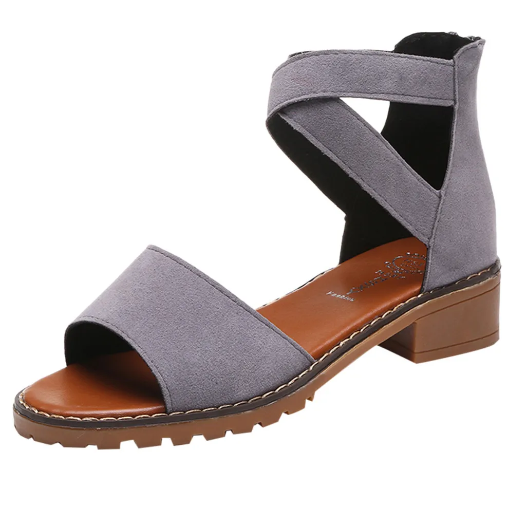 

SAGACE Ladies Shoes Sexy Outside Fashion Women Outdoor Fish Mouth Flat Open Toe casual Shoes Breathable Gladiator Sandals