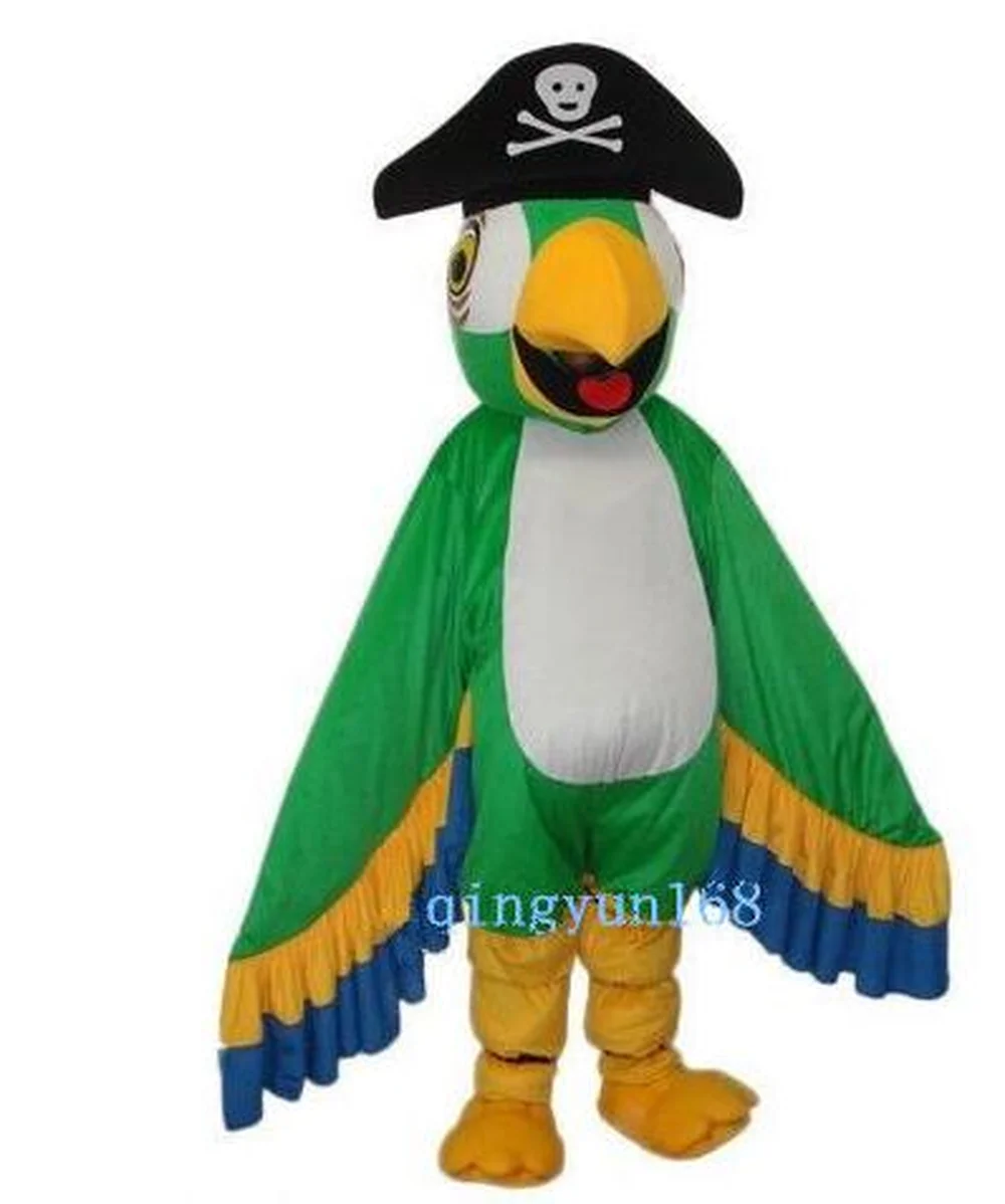 

Professional Parrot Mascot Costume Bird Animal Fancy Dress Halloween Adults Suit