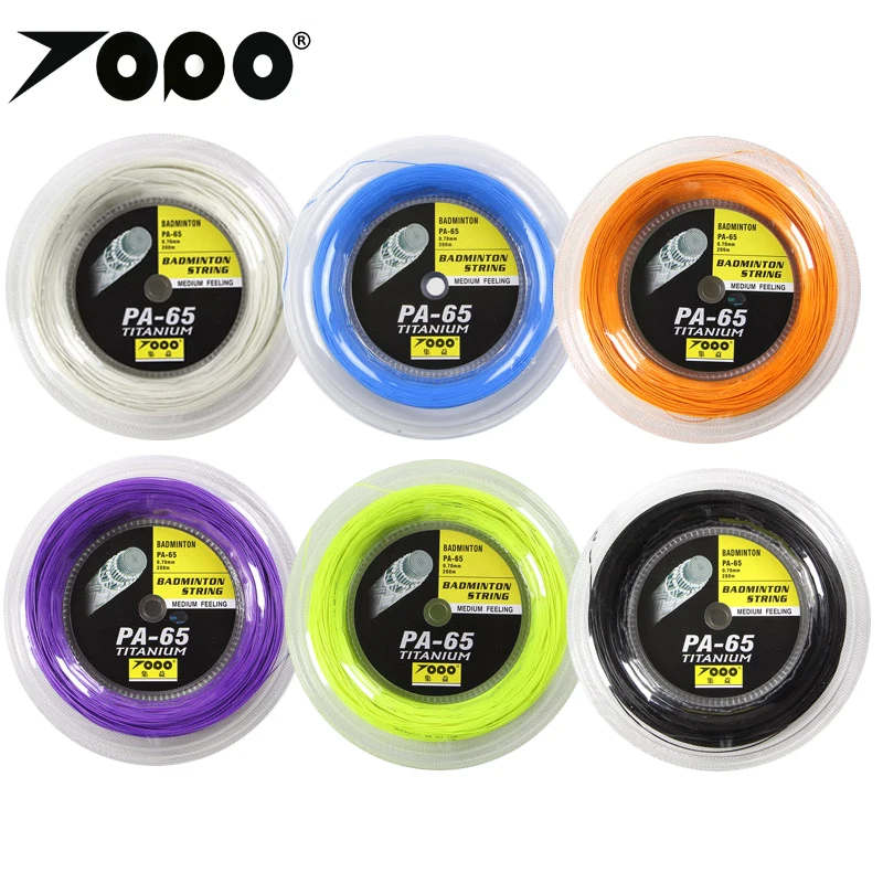 

200m PA65 TITANIUM badminton string/badminton racket/badminton racquet