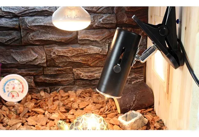 Аквариумная рептилия светильник держатель зажим инфракрасный излучатель тепловая лампа стенд высокая термостойкость(ЕС в США штекер переключатель бесплатно