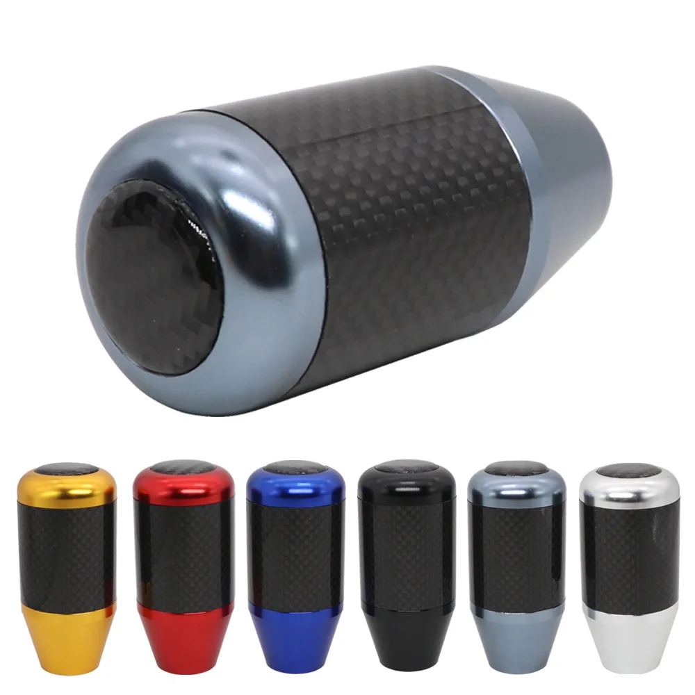 

2019 New Universal Gear Shift Knob Carbon Fiber Manual Transmission Gear Shift Shifter Knob For Honda Nissan Infiniti Subaru