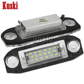 

2Pcs LED Number License Plate Light 12V White SMD LED Canbus Lamp Bulb Car Styling For Volvo S80 XC90 S40 V60 XC60 S60 V70 C70