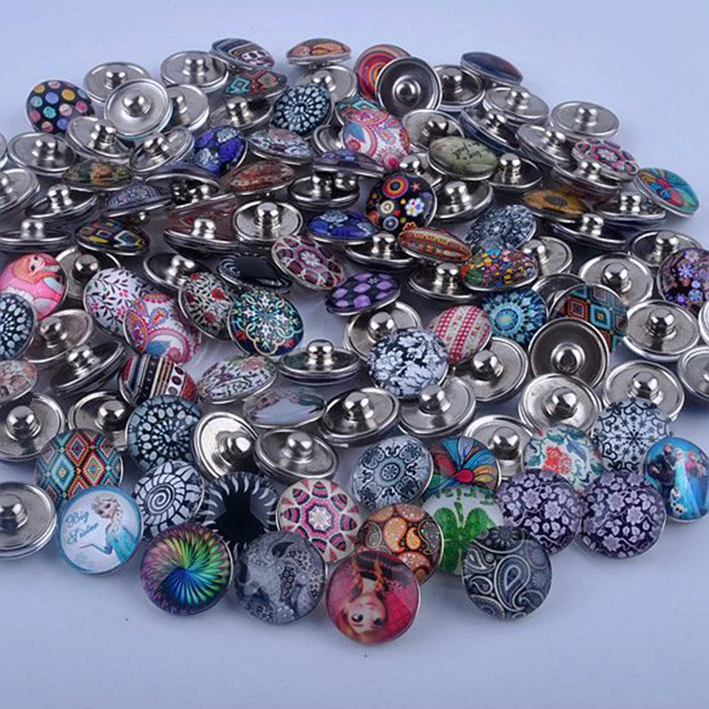 

(500pcs/lot) newest hot mix color Sale Snaps Jewelry Button For DIY Bracelet Necklace Charms Snaps Charms for christmas gift