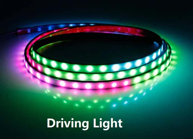 Perfect OKEEN Waterproof Flexible Car Trunk RGB Led Strip 24V Auto Trunk Tail Brake Running Light Flowing Yellow Turn Signal Light Strip 8