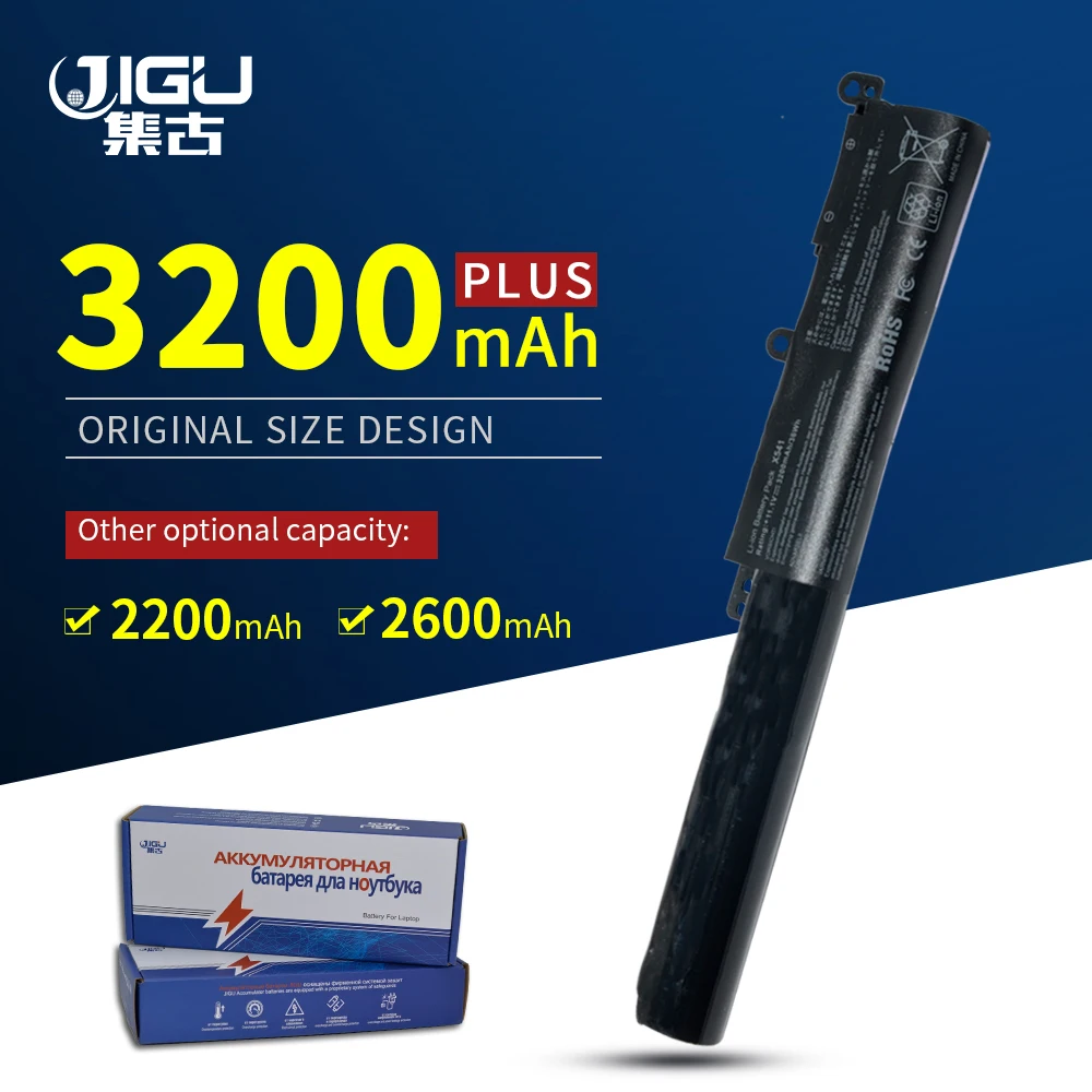 Аккумулятор JIGU 0B110-00440100 A31N1601 для ноутбука ASUS VivoBook Max X541N X541S X541SC X541U 3 ячейки |