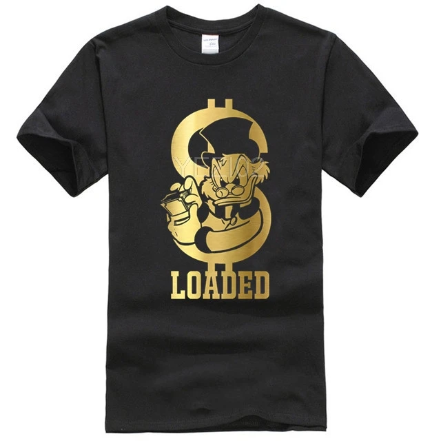 

Scrooge McDuck - Uncle Scrooge Loaded Ducktales TV Comic Mens T Shirt