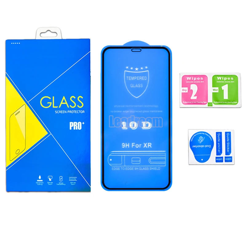 

100Pcs DHL For iPhone 7 8 Plus Tempered Glass 10D Full Cover Protective Glass for iPhone XS Max XR 6 6s Plus +Retail Package Box