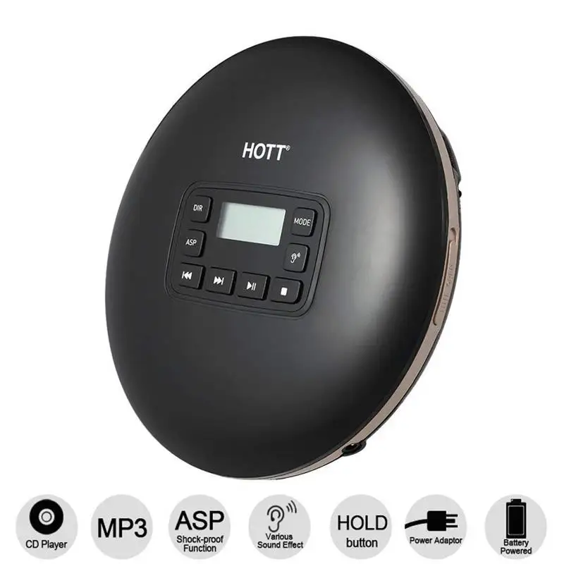 Latest Portable Compact CD Player Support CD-R/CD
