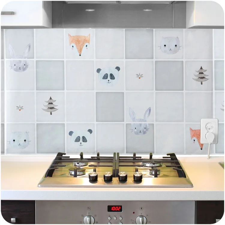 Kitchen Oil-proof Wall Sticker High-tempera Aluminum Foil Stove Table Self-adhesive Ceramic Tile Waterproof Oil-smoke Sticker Kitchen Oil-proof Wall Sticker High-tempera Aluminum Foil Stove Table Self-adhesive Ceramic Tile Waterproof Oil-smoke Sticker