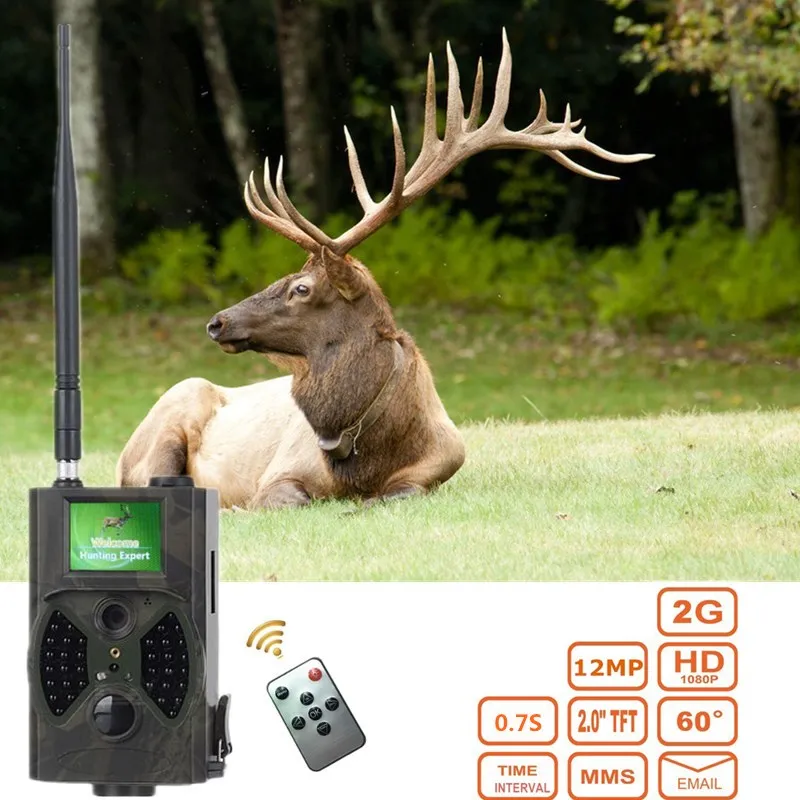 Дикая камера HC300M 12 м фотовспышки HD 1080 P скаутская тропа Камера GPRS MMS GSM 940NM