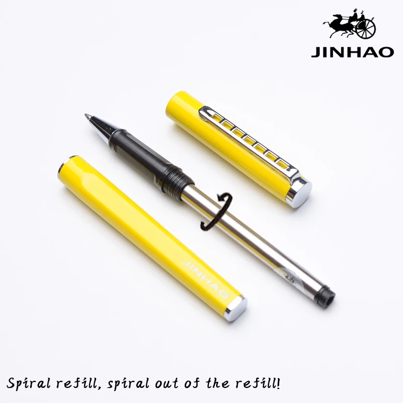 Jinhao 699 Роскошная металлическая роликовая шариковая ручка серия исследование Caneta
