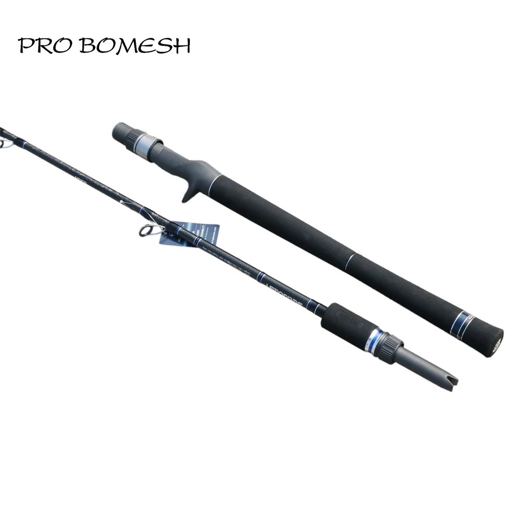 Pro Bomesh 1 комплект, 1,82 м, 1,94 м, полностью Fuji компоненты, 2 секции, Swirl Sanded+ K Carbon 50-80#, лодочная удочка, удочка