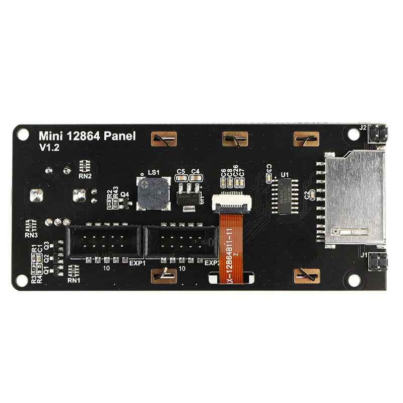 ЖК экран MKS MINI12864 мини 12864 смарт дисплей белый на черном цвете поддержка марлина с