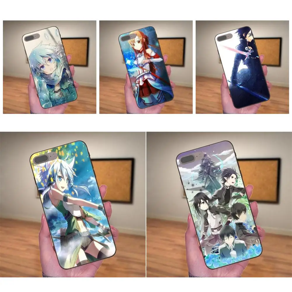 Sword Art Online kiito Asuna Аниме Манга для Huawei Honor 5A 6A 6C 7A 7C 7X 8A 8C 8X 9 10 P8 P9 P10 P20 P30 Mini Lite