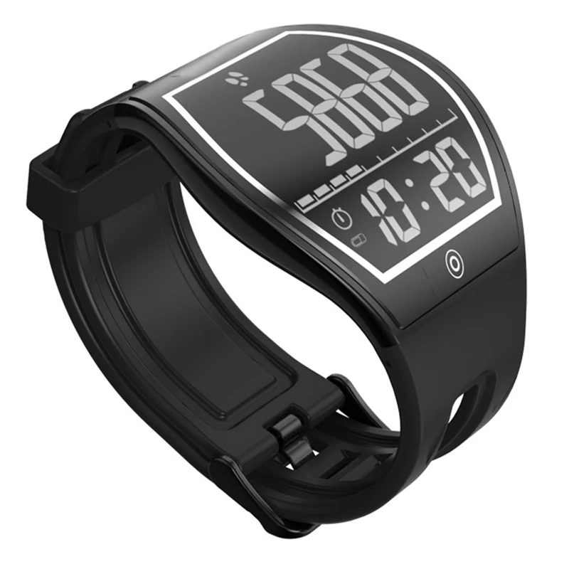

Curved Surface Touch Screen Sleep tracker Pedometer Wireless Charge Bluetooth Fitness Men Sport E-ink E-Paper Dgital Smart Watch