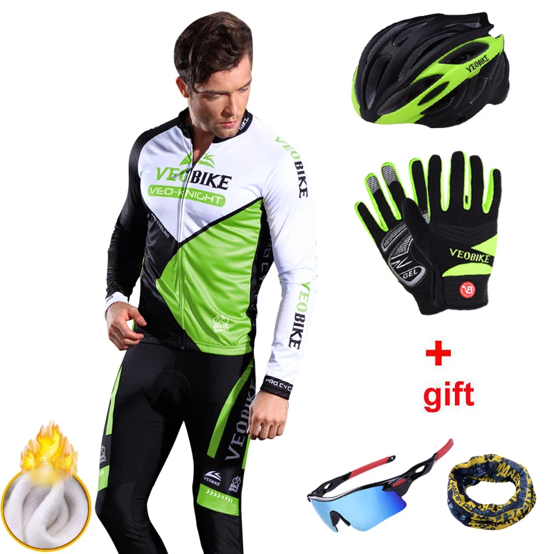 Зимний флисовый комплект для велоспорта, Мужская одежда для велоспорта, одежда для горного велосипеда, теплая одежда для велоспорта Pro Team, велосипедная форма, Экипировка для мужчин ts
