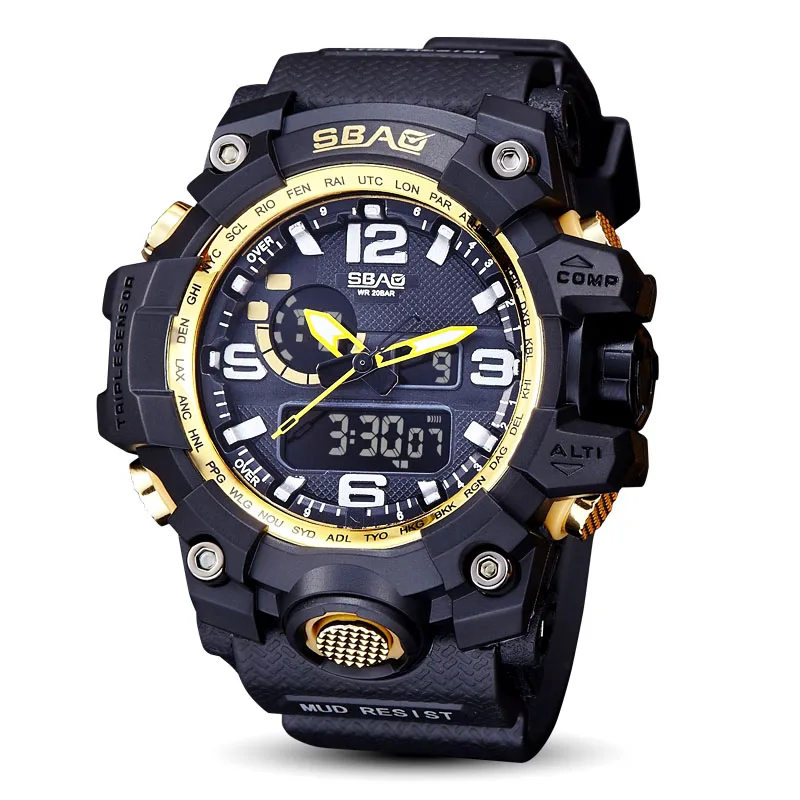

Sports watches, Digital Wristwatches, Students waterproof sports multi-function electronic watch, Men's Watches