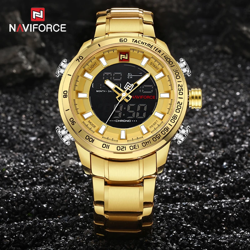 Men's Golden Magnum Watch 2 Years Warranty Original - AliExpress