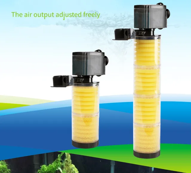 NEW 3 in 1 Aquarium Multifunction Filter Pump 3300 A B C Fish Tank 4