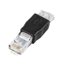 Шт. 2 шт. ПК USB к RJ45 Женский к Ethernet Интернет RJ45 разъем адаптера QJY99