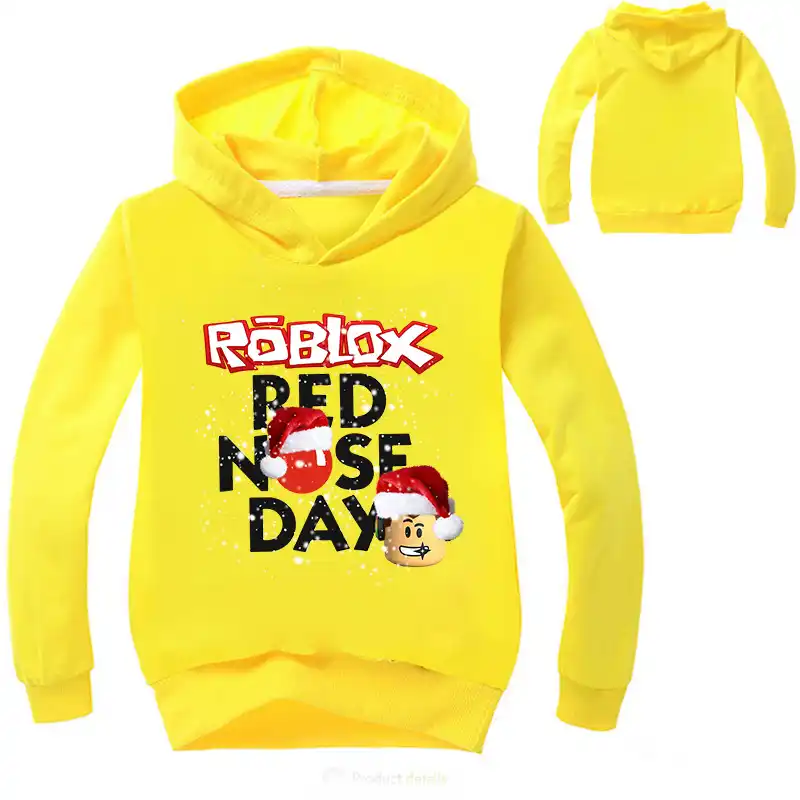 Free Shipping 2 12years Roblox Red Nose Day Christmas Costumes For Boys Roblox Hoodie Sweatshirts Outerwear Coat Camo Child - 