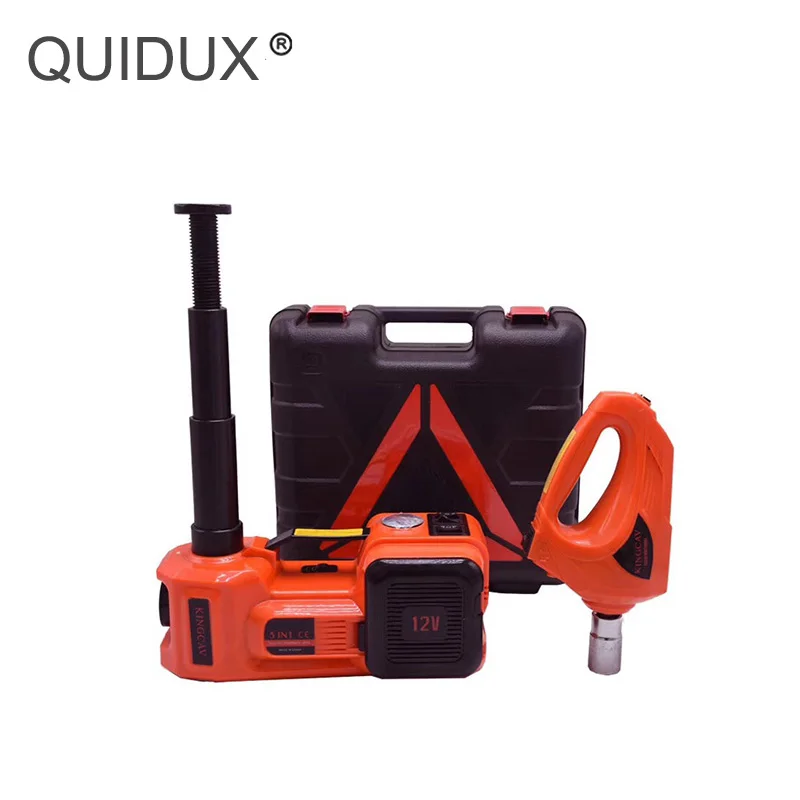 QUIDUX 3 в 1 Автомобильный Электрический домкрат насос для накачки шин автомобильный
