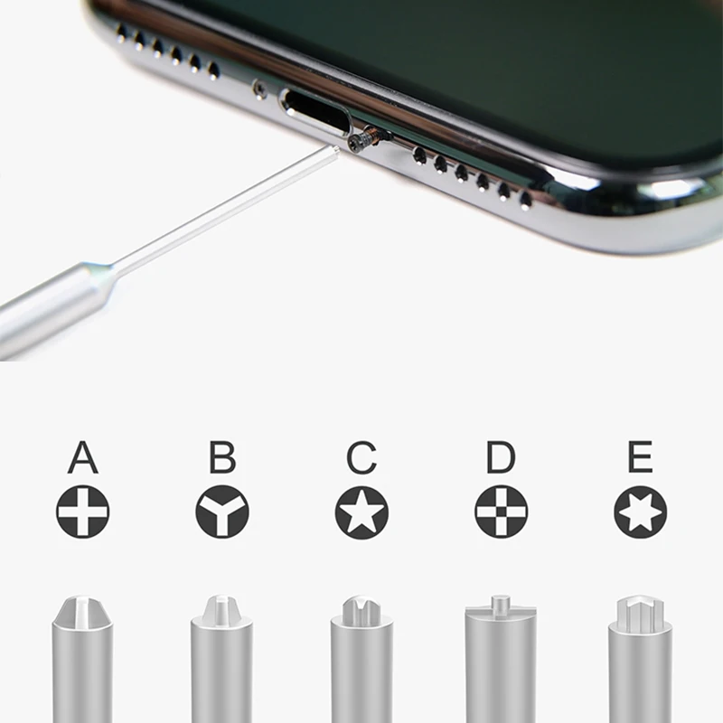 Высокоточная 3D отвертка Y0.6 0,8 Pentalobe для iPhone XR X 8 8 P 7 7P 6S 6 Магнитный Отвертка ремонтные инструменты