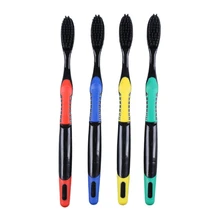 2 шт./лот бамбуковая зубная щетка из древесного угля с мягкой щетиной escova de dente cepillo de dientes Cepillos dientes Ecofriendly